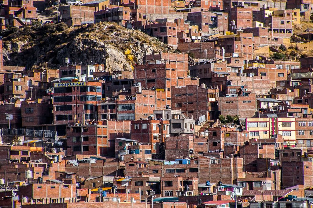 Young woman in La Paz, Bolivia